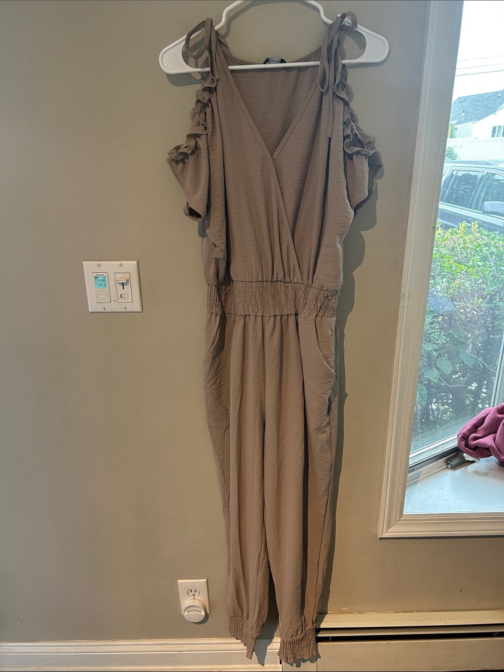 Dokotoo Women’s Jumpsuit Tan